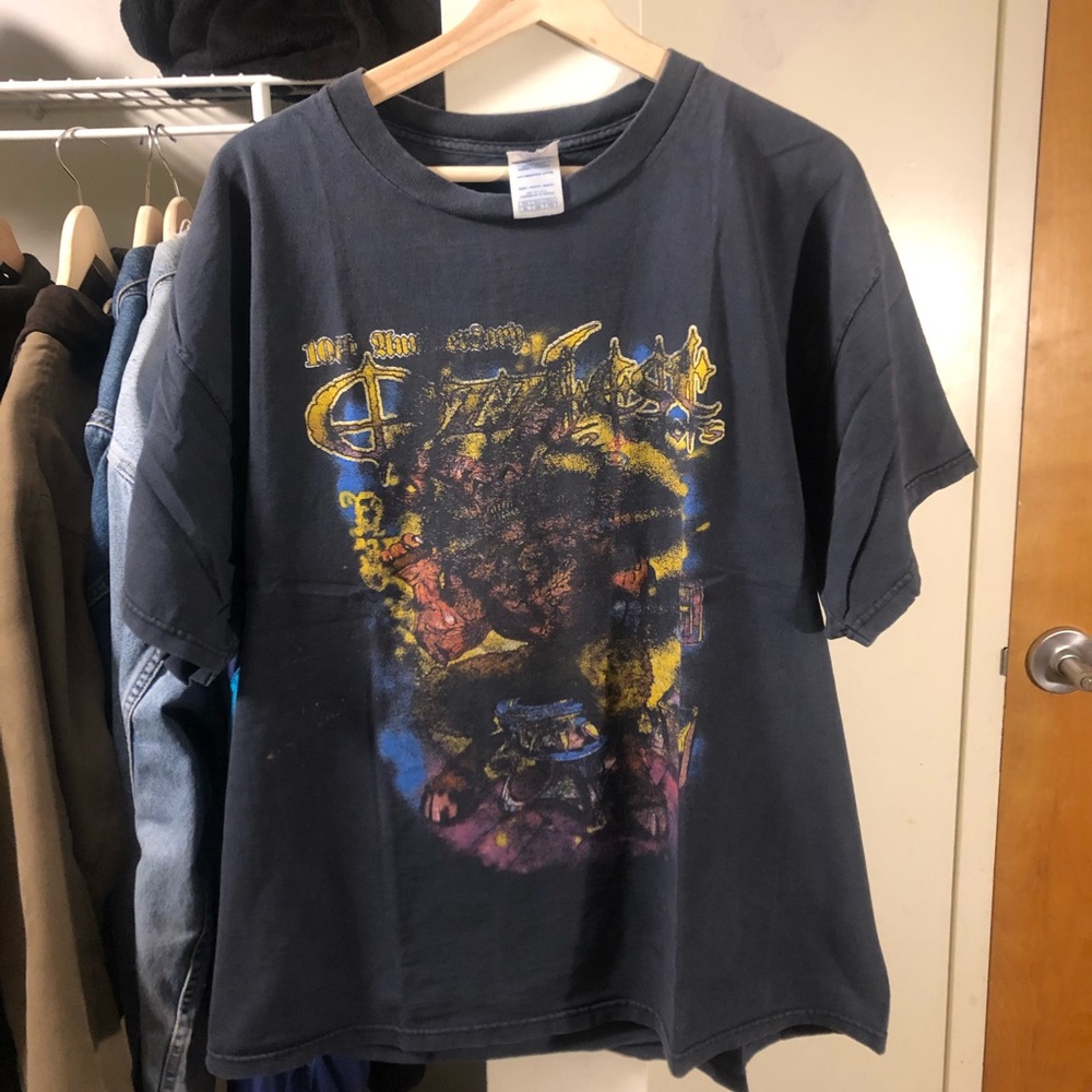 VINTAGE ROCK BAND TEE, IORN MADDEN, Black Sabbath,